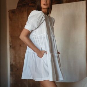 Danielle Bernstein baby doll tiered dress